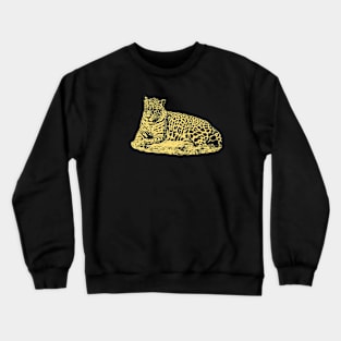Lying jaguar Crewneck Sweatshirt